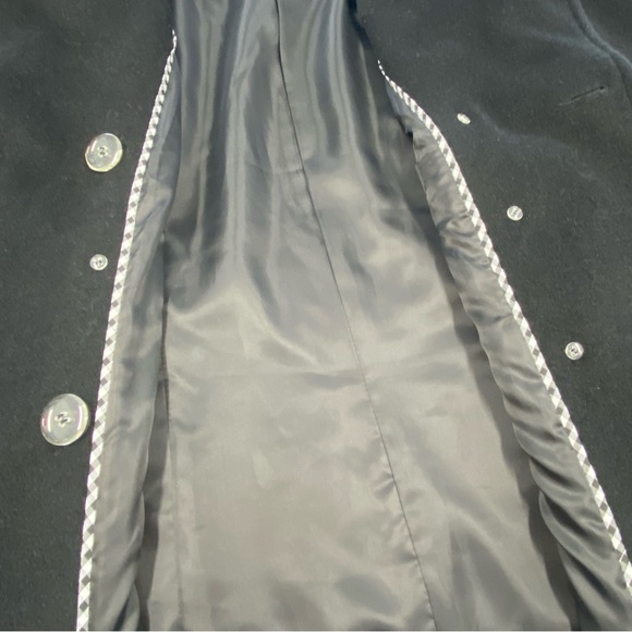 Women’s St. John's Bay Black Double-Breasted Pea Coat 1X - Picture 7 of 9